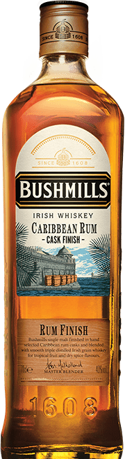 無料 ブッシュミルズ カリビアンラム カスクフィニッシュ 700ml 40度 並行品 Bushmills Caribbean Rum Cask  Finish ブレンデッド アイリッシュ ウイスキー 洋酒